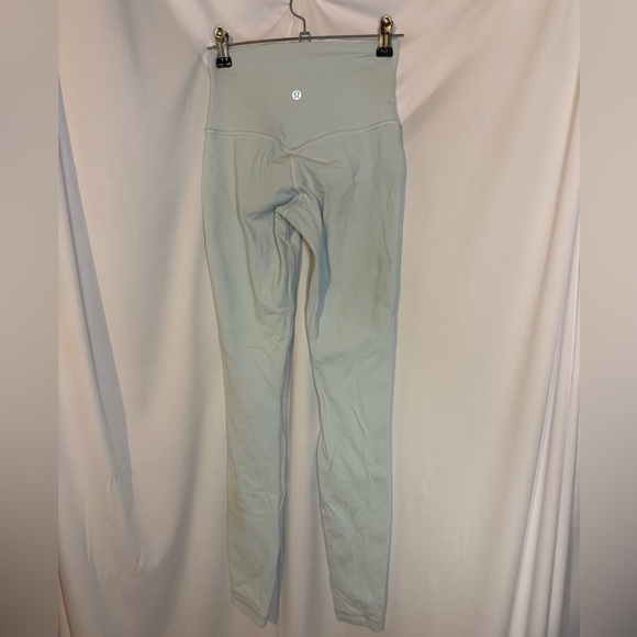 Lululemon Light Blue High-Waisted Leggings - Picture 2 of 5